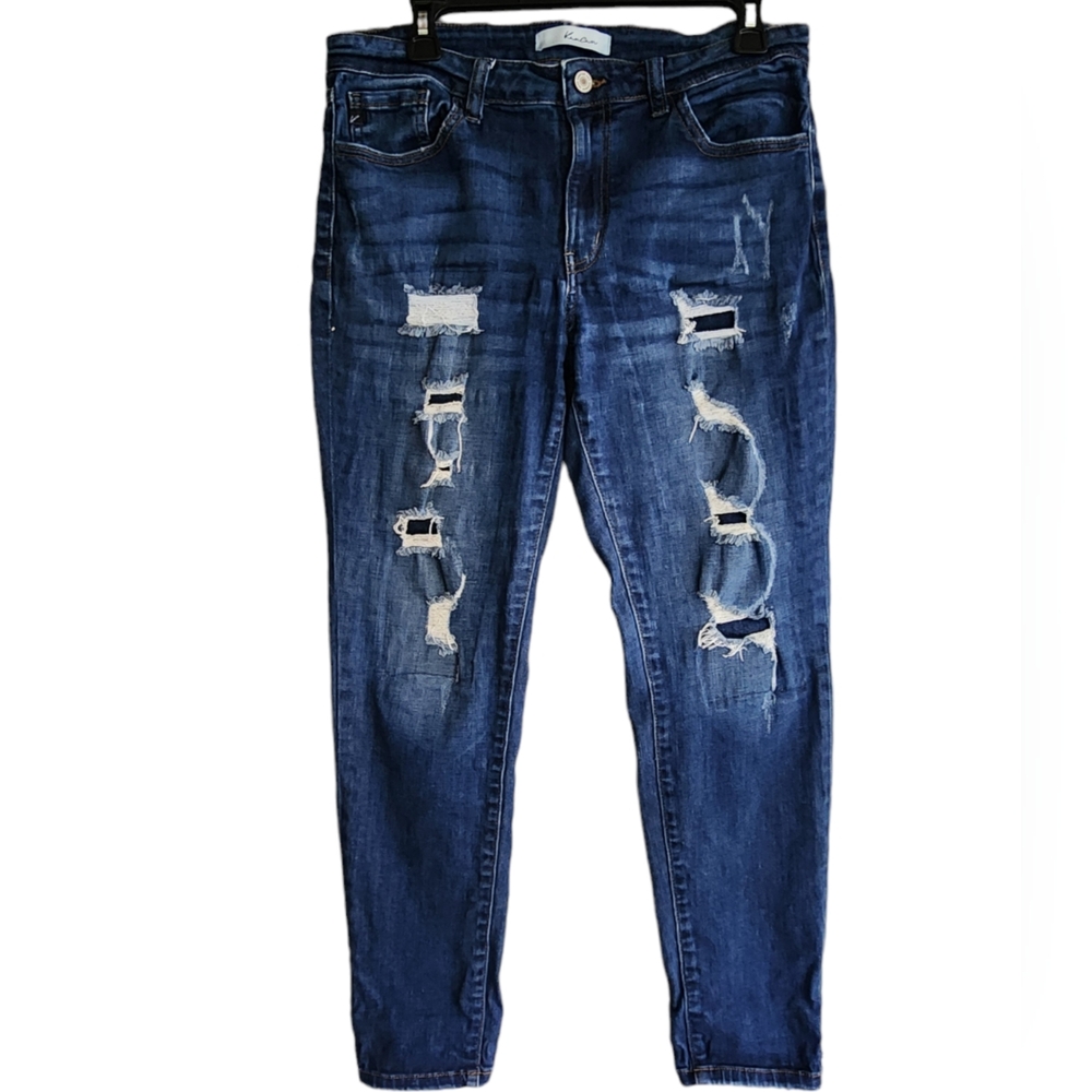 Kancan‎ Estilo Distressed Stretch Mid Rise Jeans